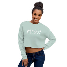 Load image into Gallery viewer, MEOW Crop Sweatshirt