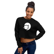 Load image into Gallery viewer, CatCafe Lounge Icon Crop Sweatshirt