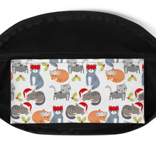 Load image into Gallery viewer, Christmas Cat Fanny Pack
