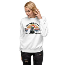 Load image into Gallery viewer, Naughty List Unisex Fleece Pullover Sweatshirt