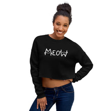 Load image into Gallery viewer, MEOW Crop Sweatshirt