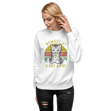 Load image into Gallery viewer, Namast'ay Away Unisex Fleece Pullover Sweatshirt