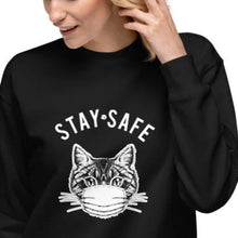 Load image into Gallery viewer, Stay Safe Unisex Fleece Pullover Sweatshirt
