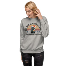 Load image into Gallery viewer, Naughty List Unisex Fleece Pullover Sweatshirt