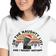 Load image into Gallery viewer, Naughty List Short-Sleeve Unisex T-Shirt