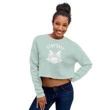 Load image into Gallery viewer, Stay Safe Crop Sweatshirt