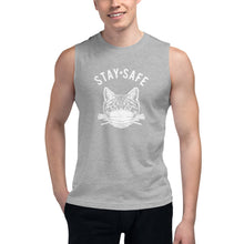 Load image into Gallery viewer, Stay Safe Unisex Tank Top