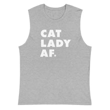 Load image into Gallery viewer, Cat Lady AF Unisex Tank Top