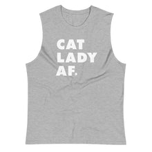 Load image into Gallery viewer, Cat Lady AF Unisex Tank Top