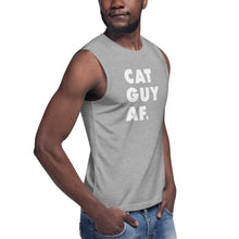 Load image into Gallery viewer, Cat Guy AF Unisex Tank Top
