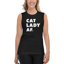 Load image into Gallery viewer, Cat Lady AF Unisex Tank Top