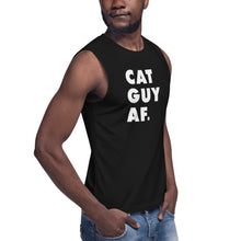 Load image into Gallery viewer, Cat Guy AF Unisex Tank Top