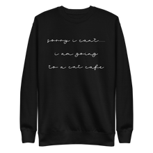 Load image into Gallery viewer, Cat Cafe Unisex Fleece Sweatshirt Pullover