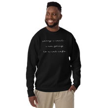 Load image into Gallery viewer, Cat Cafe Unisex Fleece Sweatshirt Pullover
