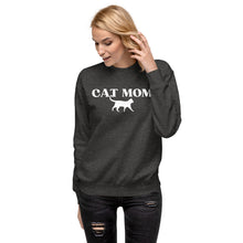 Load image into Gallery viewer, Cat Mom Unisex Fleece Sweatshirt