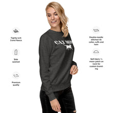 Load image into Gallery viewer, Cat Mom Unisex Fleece Sweatshirt