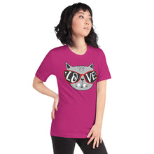 Load image into Gallery viewer, Cool Cat Love Short-Sleeve Unisex T-Shirt