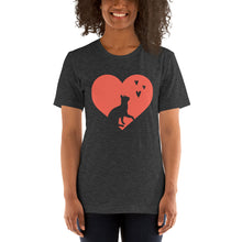 Load image into Gallery viewer, Cat Hearts Short-Sleeve Unisex T-Shirt