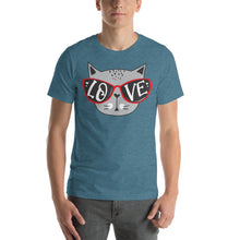Load image into Gallery viewer, Cool Cat Love Short-Sleeve Unisex T-Shirt
