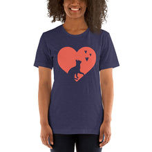 Load image into Gallery viewer, Cat Hearts Short-Sleeve Unisex T-Shirt