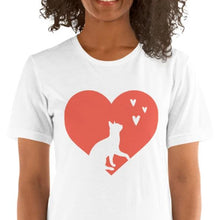 Load image into Gallery viewer, Cat Hearts Short-Sleeve Unisex T-Shirt