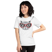 Load image into Gallery viewer, Cool Cat Love Short-Sleeve Unisex T-Shirt