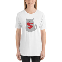 Load image into Gallery viewer, Cat Hug Short-Sleeve Unisex T-Shirt