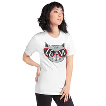 Load image into Gallery viewer, Cool Cat Love Short-Sleeve Unisex T-Shirt