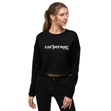 Load image into Gallery viewer, Cat Person California Crop Sweatshirt