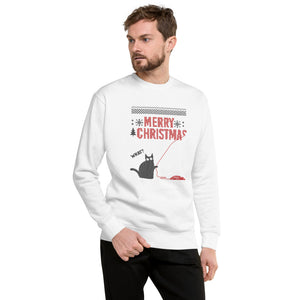 Merry Christmas Unisex Fleece Pullover Sweatshirt