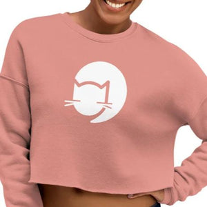 CatCafe Lounge Icon Crop Sweatshirt
