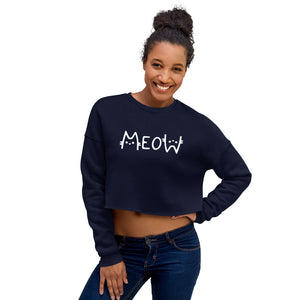 MEOW Crop Sweatshirt