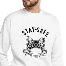 Load image into Gallery viewer, Stay Safe Unisex Fleece Pullover Sweatshirt
