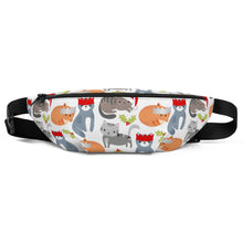 Load image into Gallery viewer, Christmas Cat Fanny Pack
