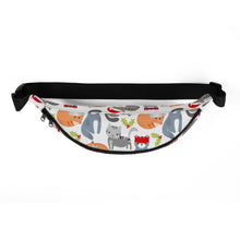 Load image into Gallery viewer, Christmas Cat Fanny Pack
