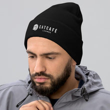 Load image into Gallery viewer, CatCafe Lounge Cuffed Beanie
