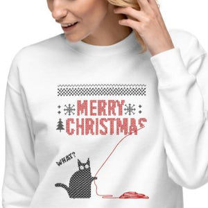 Merry Christmas Unisex Fleece Pullover Sweatshirt