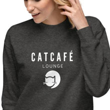 Load image into Gallery viewer, CatCafe Lounge Unisex Fleece Pullover Sweatshirt
