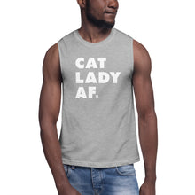 Load image into Gallery viewer, Cat Lady AF Unisex Tank Top
