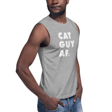 Load image into Gallery viewer, Cat Guy AF Unisex Tank Top

