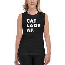 Load image into Gallery viewer, Cat Lady AF Unisex Tank Top
