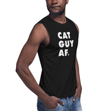 Load image into Gallery viewer, Cat Guy AF Unisex Tank Top
