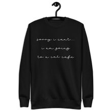 Load image into Gallery viewer, Cat Cafe Unisex Fleece Sweatshirt Pullover
