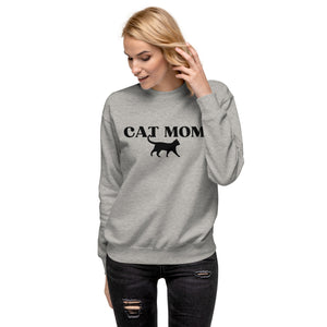 Cat Mom Unisex Fleece Sweatshirt