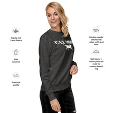 Load image into Gallery viewer, Cat Mom Unisex Fleece Sweatshirt
