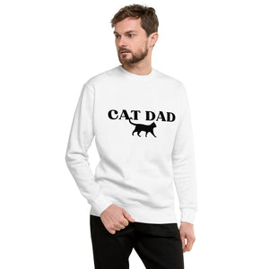 Cat Dad Unisex Fleece Sweatshirt