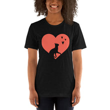 Load image into Gallery viewer, Cat Hearts Short-Sleeve Unisex T-Shirt
