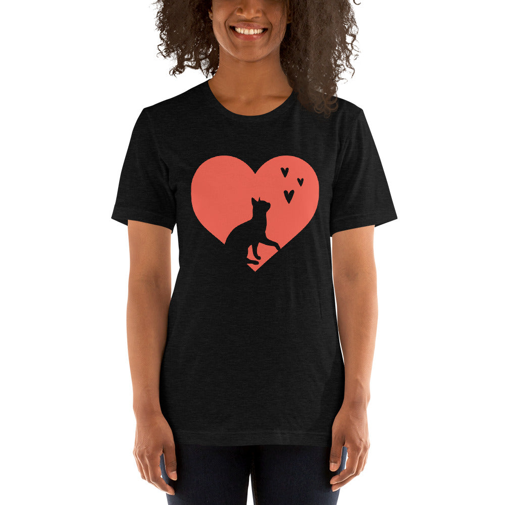 Cat Hearts Short-Sleeve Unisex T-Shirt