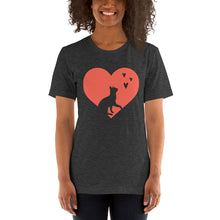 Load image into Gallery viewer, Cat Hearts Short-Sleeve Unisex T-Shirt
