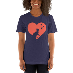 Cat Hearts Short-Sleeve Unisex T-Shirt